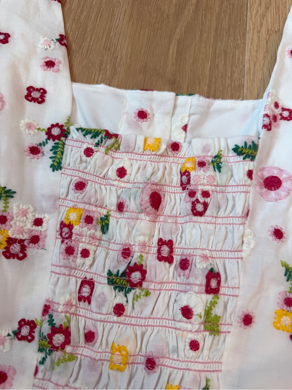 Cartolina Nantucket Marrakech Dress spring floral stitching size XS - Picture 11 of 13